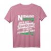 Niemand ist perfekt aber als Rapidler nah dran Geschenk T-Shirt - Humorvolles Fußballshirt für Fans, Ultras und Freunde von Rapid Wien
