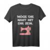 Lustiges Näh T-Shirt mit Häkel Motiv - Perfektes Geschenk für Näherinnen, Häkelliebhaber & Schneiderinnen
