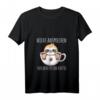 Damen Nachthemd mit Lustigem Faultier-Design - Nicht vor dem ersten Kaffee V-Ausschnitt Schlafshirt für Frauen & Männer Kaffeeliebhaber