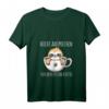 Damen Nachthemd mit Lustigem Faultier-Design - Nicht vor dem ersten Kaffee V-Ausschnitt Schlafshirt für Frauen & Männer Kaffeeliebhaber