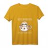 Damen Nachthemd mit Lustigem Faultier-Design - Nicht vor dem ersten Kaffee V-Ausschnitt Schlafshirt für Frauen & Männer Kaffeeliebhaber