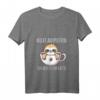 Damen Nachthemd mit Lustigem Faultier-Design - Nicht vor dem ersten Kaffee V-Ausschnitt Schlafshirt für Frauen & Männer Kaffeeliebhaber