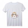 Damen Nachthemd mit Lustigem Faultier-Design - Nicht vor dem ersten Kaffee V-Ausschnitt Schlafshirt für Frauen & Männer Kaffeeliebhaber