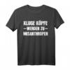 Misanthrop Misanthropie Ironie Geschenk T-Shirt – Sarkastisches Outfit für Introvertierte & Humorvolle Menschenhasser