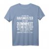 Kann Dummheit Nicht Reparieren Haustechnik Hausmeister T-Shirt – Humorvolles Arbeits-T-Shirt für Hausmeister und Gebäudetechniker