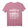 Kann Dummheit Nicht Reparieren Haustechnik Hausmeister T-Shirt – Humorvolles Arbeits-T-Shirt für Hausmeister und Gebäudetechniker