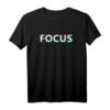 Focus Motivation T-Shirt mit Optischer Täuschung – Inspiriere dein Training & perfektes Geschenk für Bodybuilder, Trainer & Fitnessfans