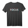 Focus Motivation T-Shirt mit Optischer Täuschung – Inspiriere dein Training & perfektes Geschenk für Bodybuilder, Trainer & Fitnessfans