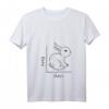 Damen Wittgenstein Ente Hase Logik Optische Täuschung T-Shirt mit V-Ausschnitt – Lustiges Geschenk für Lehrer, Schüler & Wissenschaftsbegeisterte