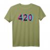 420 I Kiffer Stoner Chiller Weed Gras Cannabis Marijuana T-Shirt – Lustiges Geschenk für Ganja-Liebhaber & Marijuana Fans
