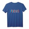 Focus – Optische Illusion Trippy Motivations T-Shirt mit Spruch für Konzentration, Motivation & Erfolg