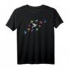 Origami Friedenstaube mit Vogel - Kommunion T-Shirt, religiöse Deko & Geschenkidee für Kommunionkinder und Origami-Liebhaber