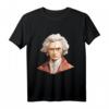 Jean Jacques Rousseau Origami T-Shirt – Klassisch geschnitten, doppelt genähter Saum, ideales Geschenk für Philosophie- und Literaturfans