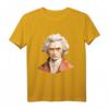 Jean Jacques Rousseau Origami T-Shirt – Klassisch geschnitten, doppelt genähter Saum, ideales Geschenk für Philosophie- und Literaturfans