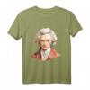 Jean Jacques Rousseau Origami T-Shirt – Klassisch geschnitten, doppelt genähter Saum, ideales Geschenk für Philosophie- und Literaturfans