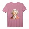 Jean Jacques Rousseau Origami T-Shirt – Klassisch geschnitten, doppelt genähter Saum, ideales Geschenk für Philosophie- und Literaturfans