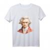 Jean Jacques Rousseau Origami T-Shirt – Klassisch geschnitten, doppelt genähter Saum, ideales Geschenk für Philosophie- und Literaturfans
