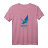 Origami Kranich Blau T-Shirt - Originelles Geburtstagsdesign, klassisch geschnitten, doppelt genäht