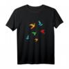 Papier Kranich Japanische Faltkunst Geschenk Origami T-Shirt – Kreatives Design für Origami-Liebhaber, perfekt zum Geburtstag & Weihnachten