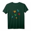 Papier Kranich Japanische Faltkunst Geschenk Origami T-Shirt – Kreatives Design für Origami-Liebhaber, perfekt zum Geburtstag & Weihnachten