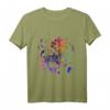 Lama - Alpaka Wasserfarben Festival T-Shirt – Originelles Geschenk für Tierliebhaber, Künstler & Festivalfans
