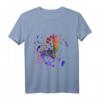 Lama - Alpaka Wasserfarben Festival T-Shirt – Originelles Geschenk für Tierliebhaber, Künstler & Festivalfans