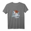 Jack Russel Papa T-Shirt mit Comic Zeichnung – Herren Hundeliebhaber Geschenk für Hundehalter und Hundeliebhaber