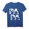 Schlagzeuger Papa T-Shirt - Lustiges und Cooles Geschenk für Väter, Drummer & Werdende Papas zum Vatertag & Geburtstag
