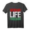 Woman Life Freedom Iran - Patriotisches Vintage T-Shirt mit Slogan für Unterstützung iranischer Frauen & Freiheit