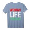 Woman Life Freedom Iran - Patriotisches Vintage T-Shirt mit Slogan für Unterstützung iranischer Frauen & Freiheit