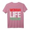 Woman Life Freedom Iran - Patriotisches Vintage T-Shirt mit Slogan für Unterstützung iranischer Frauen & Freiheit