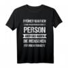 Misanthrop Misanthropie Ironie Geschenk T-Shirt - Sarkastisches Shirt für Introvertierte & Menschenhasser mit humorvollem Spruch