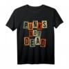 Punks not Dead Punk Rock Punker Retro Vintage Schriftzug T-Shirt – Das perfekte Geschenk für Punk-Fans, Festivals & Konzerte