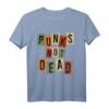 Punks not Dead Punk Rock Punker Retro Vintage Schriftzug T-Shirt – Das perfekte Geschenk für Punk-Fans, Festivals & Konzerte