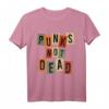 Punks not Dead Punk Rock Punker Retro Vintage Schriftzug T-Shirt – Das perfekte Geschenk für Punk-Fans, Festivals & Konzerte