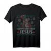 Lustiges Happy Birthday Jesus T-Shirt – Weihnachtspullover für Christen, perfekte Geschenkidee für Heiligabend für Frau und Mann