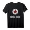 Punk Rock Musiker Design mit Punk Rock Stern Geschenk T-Shirt – Für Fans, Bands & Konzerte, Unisex Style