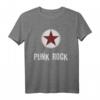 Punk Rock Musiker Design mit Punk Rock Stern Geschenk T-Shirt – Für Fans, Bands & Konzerte, Unisex Style