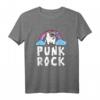 Lustiges Punkrock T-Shirt für Einhorn- & Regenbogenliebhaber – Perfektes Geschenk für Fantasy-Nerds, Punkrock-Fans und Einhorn-Freaks