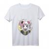 Damen Goth Emo Punk Girl T-Shirt mit V-Ausschnitt – Leichtes, klassisch geschnittenes Mode-Statement