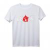 Peace Punk Anarchie Anarcho A Zeichen Symbol in rot - Rebellisches Statement-T-Shirt für Subkultur & Protest
