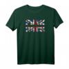 Punk Rock T-Shirt mit UK Fahne - Vintage Festival Musik Shirt für Fans der 70er & 80er Jahre, Britische Pop-Fans, Herren, Damen & Kinder