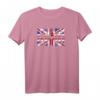 Punk Rock T-Shirt mit UK Fahne - Vintage Festival Musik Shirt für Fans der 70er & 80er Jahre, Britische Pop-Fans, Herren, Damen & Kinder