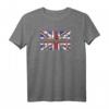 Punk Rock T-Shirt mit UK Fahne - Vintage Festival Musik Shirt für Fans der 70er & 80er Jahre, Britische Pop-Fans, Herren, Damen & Kinder