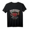 Poison Heart - Punk Rock T-Shirt mit Burning Heart & Rockabilly Motiv - Exklusives Handlettering Design für Musikfans