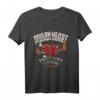 Poison Heart - Punk Rock T-Shirt mit Burning Heart & Rockabilly Motiv - Exklusives Handlettering Design für Musikfans