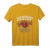 Poison Heart - Punk Rock T-Shirt mit Burning Heart & Rockabilly Motiv - Exklusives Handlettering Design für Musikfans