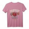 Poison Heart - Punk Rock T-Shirt mit Burning Heart & Rockabilly Motiv - Exklusives Handlettering Design für Musikfans