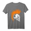 Rockmusik Punk Rock Totenkopf Skelett Irokesen T-Shirt – Das perfekte Punk Geschenk für Festival, Konzert & Fans