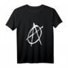 Anarchie Symbol Punk Tank Top - Rebellisches Outfit für Punk-Events und Kostümpartys